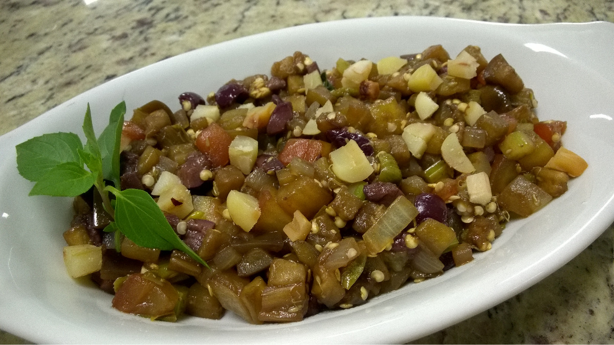 Caponata de berinjela